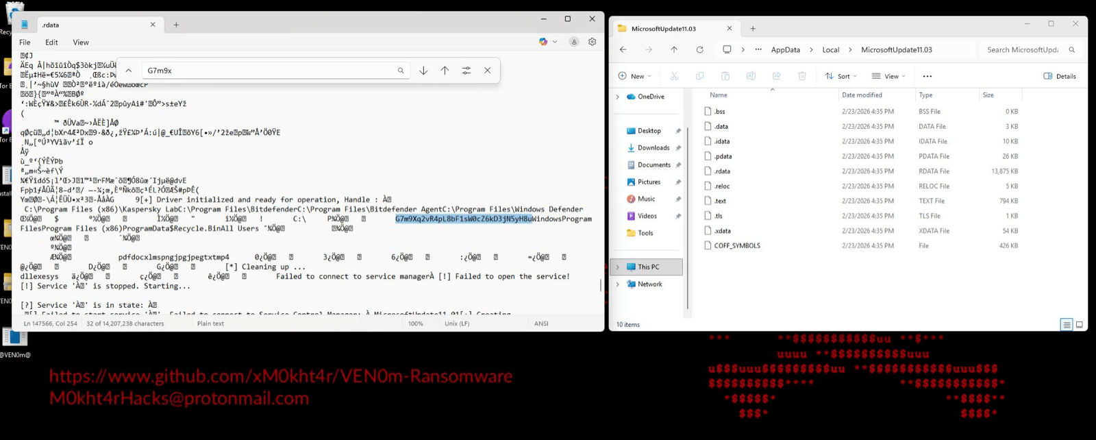 Figure 9: Persistence binary MicrosoftUpdate11.03 dropped to %LOCALAPPDATA%