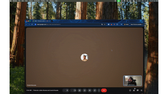 Interview recording excerpt highlighting pressure to run the repository locally